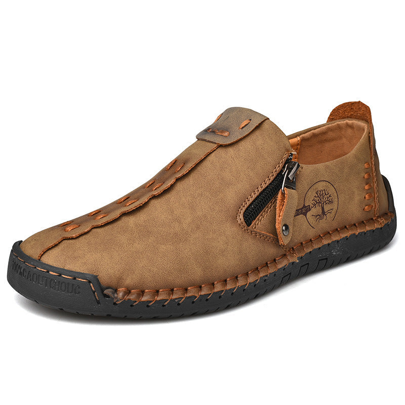 Zapatos ergonómicos con plantilla ortopédica de piel: piel de vacuno italiana de primera calidad, soporte para el arco y alivio del dolor de pies