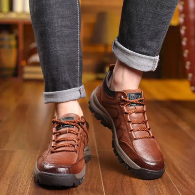 Zapatos ergonómicos ortopédicos de piel: piel de vacuno italiana de primera calidad, soporte para el arco y alivio del dolor de pies