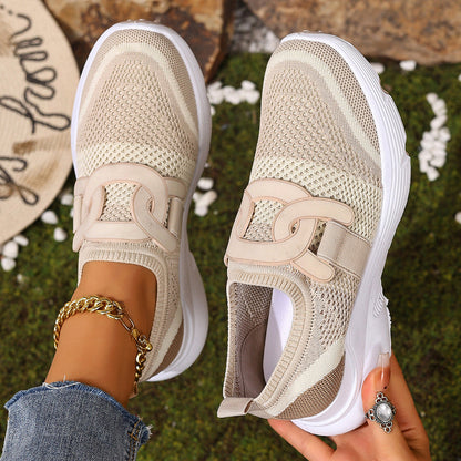 Zapatillas deportivas ortopédicas de malla: con soporte para el arco, alivian el dolor; amortiguación suave.