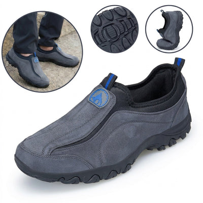 Zapatos ortopédicos cómodos de ante: con soporte para el arco plantar, para aliviar el dolor