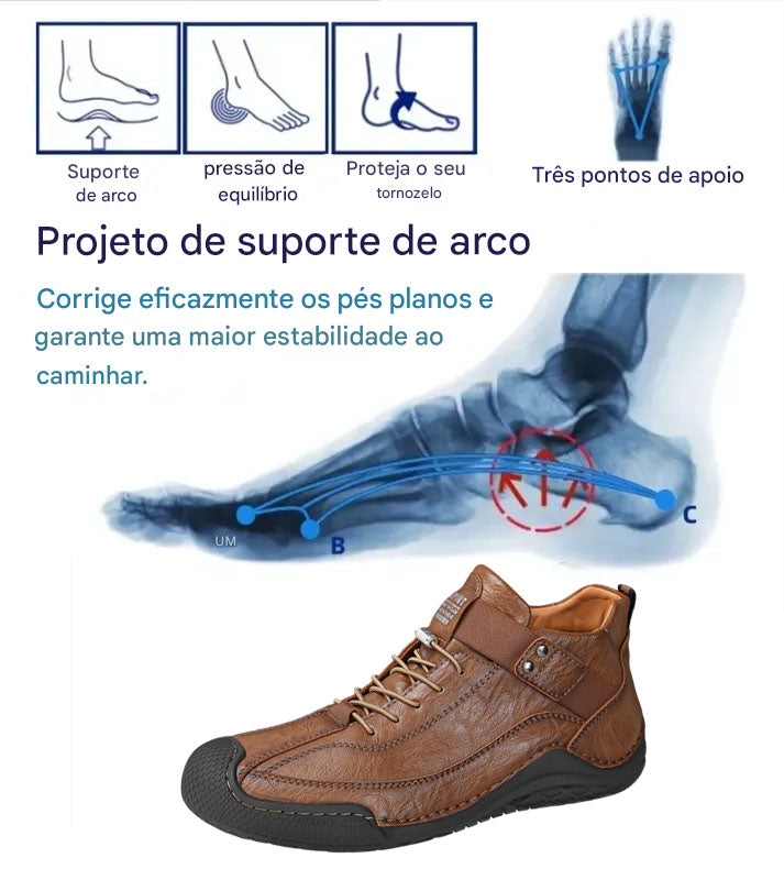🔥Oferta por tempo limitado hoje: 70 % popust!  ⏰  - Calçado casual ZAPIEERS®, - Sapatos ortopédicos com design ergonómico - Couro premium + costura manual 👞