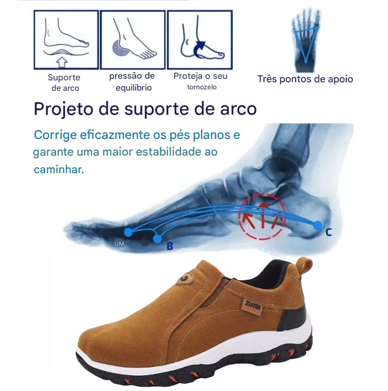 🎄Oferta de Natal por tempo limitado: 30% de desconto! - Calçado casual ZAPIEERS® 👞 - Estilo natalício + Confortável, impermeável e antiderrapante - O presente de Natal perfeito 🎁