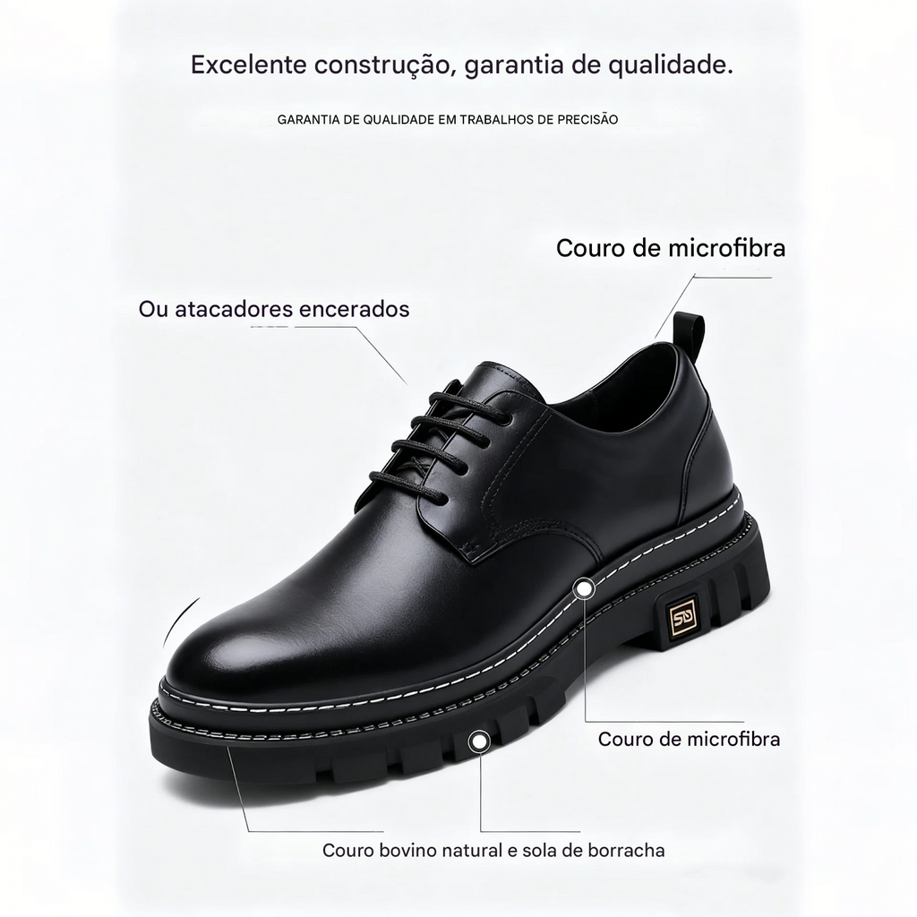 🔥Oferta por tempo limitado hoje: 70 % popust!  ⏰ - Sapatos ortopédicos com design ergonómico - Couro premium + costura manual 👞