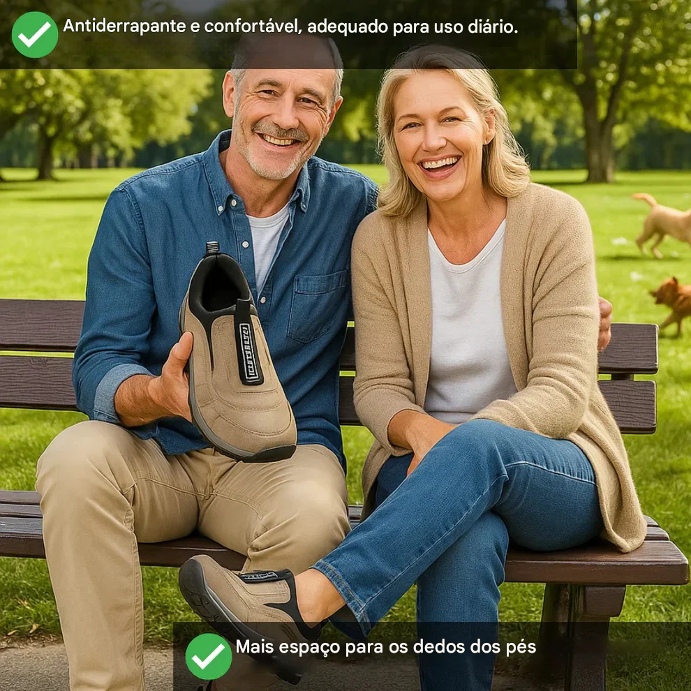 🎄Oferta de Natal por tempo limitado: 30% de desconto! - Sapatos casuais Zapieers® 👞 - Estilo festivo + Confortáveis, impermeáveis e antiderrapantes - O presente de Natal perfeito 🎁