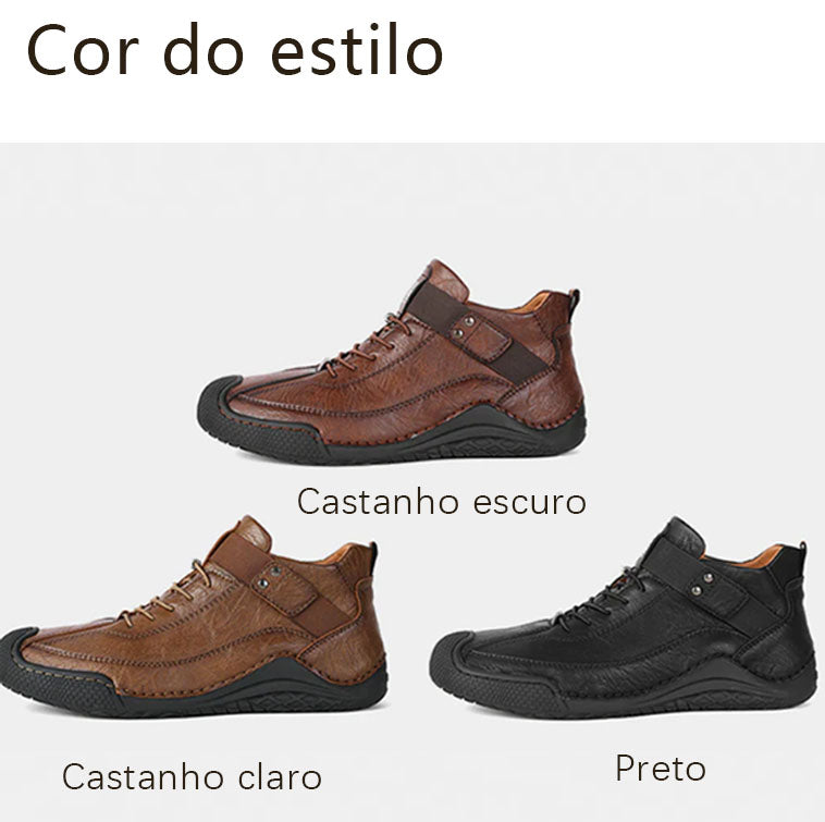 🔥Oferta por tempo limitado hoje: 70 % popust!  ⏰  - Calçado casual ZAPIEERS®, - Sapatos ortopédicos com design ergonómico - Couro premium + costura manual 👞